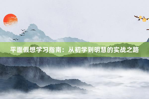 平面假想学习指南：从初学到明慧的实战之路